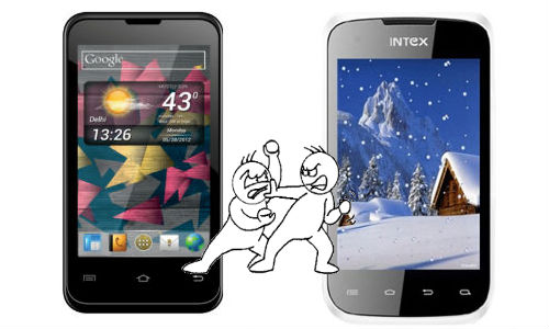 micromax a87 ninja 4 vs intex aqua 4 0 micromax a87 ninja 4 vs intex aqua 4 0