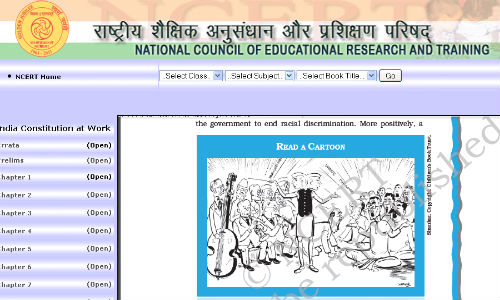 ವಿವಾದಾತ್ಮಕ ಕಾರ್ಟೂನ್ NCERT ವೆಬ್ಸೈಟಿನಲ್ಲಿವೆ! ವಿವಾದಾತ್ಮಕ ಕಾರ್ಟೂನ್ NCERT ವೆಬ್ಸೈಟಿನಲ್ಲಿವೆ!