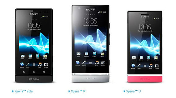 ಸೋನಿ Xperia U,Sola,P ಮೊಬೈಲ್ ಬಿಡುಗಡೆ ಸೋನಿ Xperia U,Sola,P ಮೊಬೈಲ್ ಬಿಡುಗಡೆ