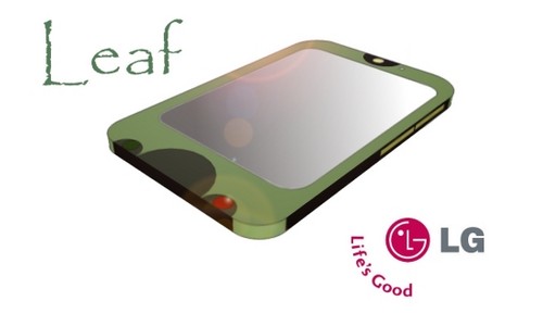 lg leaf concept phone