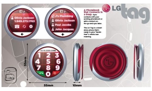 lg tag concept phone