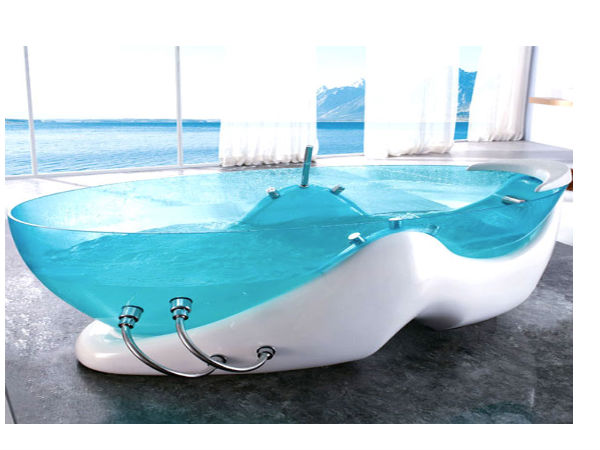 Transparent Massage Tub