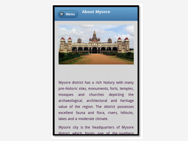 ಮೈಸೂರು ದಸರಾ ಆಂಡ್ರಾಯ್ಡ್ ಆಪ್ ಬಿಡುಗಡೆ