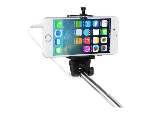 Kace Ishoot 360 AUX Selfie With Inbuild Cable Monopod