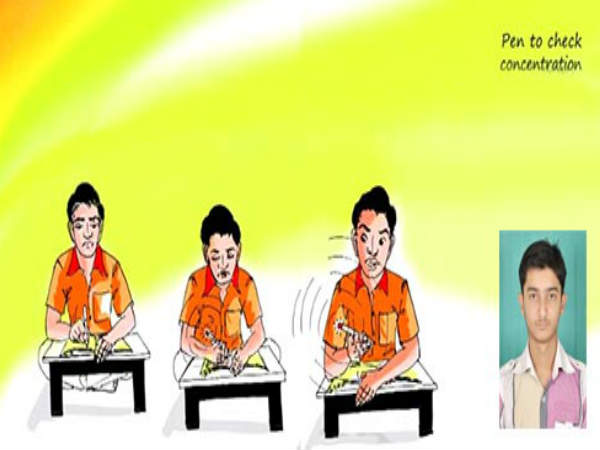 ಏಕಾಗ್ರತೆಯನ್ನು ಪರಿಶೀಲಿಸುವ ಪೆನ್