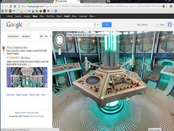 Tardis ಸ್ಟ್ರೀಟ್ ವ್ಯೂ ನಲ್ಲಿ ಕಂಡದ್ದು ಹೀಗೆ