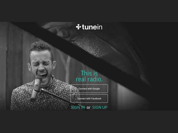 ಟ್ಯೂನ್ಇನ್ ರೇಡಿಯೋ (TuneIn Radio)