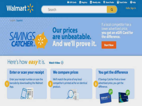 ವಾಲ್ಮಾರ್ಟ್ ಸೇವಿಂಗ್ ಕ್ಯಾಚರ್ (Walmart Saving Catcher)