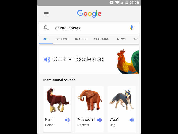 ಇಷ್ಟವಾದ ಪ್ರಾಣಿಗಳ ಶಬ್ಧ ಹುಡುಕುವುದು ಹೇಗೆ?