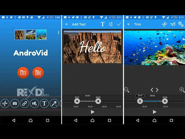 ಆಂಡ್ರಾವಿಡ್ ವೀಡಿಯೋ ಎಡಿಟರ್ (AndroVid – Video Editor)