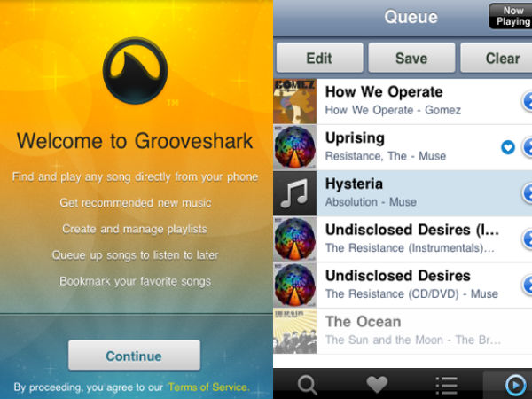 ಗ್ರೂವ್ಶಾರ್ಕ್ (Grooveshark)