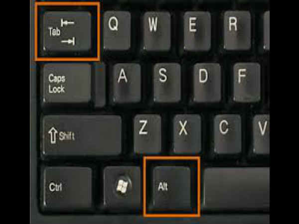 Alt + Tab ಅಥವಾ Ctrl + Tab