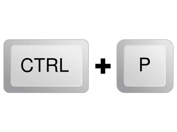 Ctrl + P