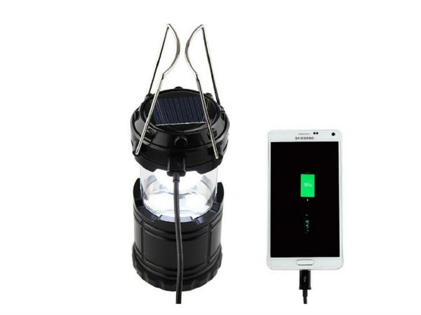 LED Solar Emergency Light Lantern + USB Mobile Charger