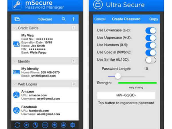ಎಂಸೆಕ್ಯೂರ್ ಪಾಸ್ವರ್ಡ್ ಮ್ಯಾನೇಜರ್ (mSecure Password Manager)