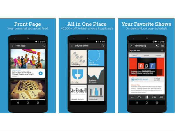 Stitcher Radio for Podcasts