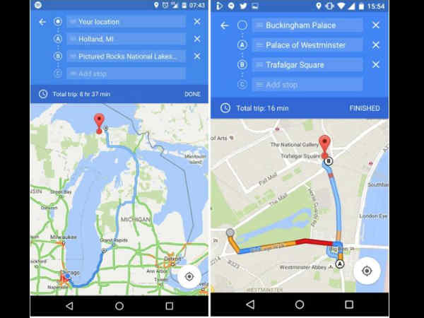 'ಗೂಗಲ್‌ ಮ್ಯಾಪ್‌' ಮಲ್ಟಿಪಲ್‌ ಡೆಸ್ಟಿನೇಷನ್‌ ಫೀಚರ್ ಐಓಎಸ್‌'ಗೆ