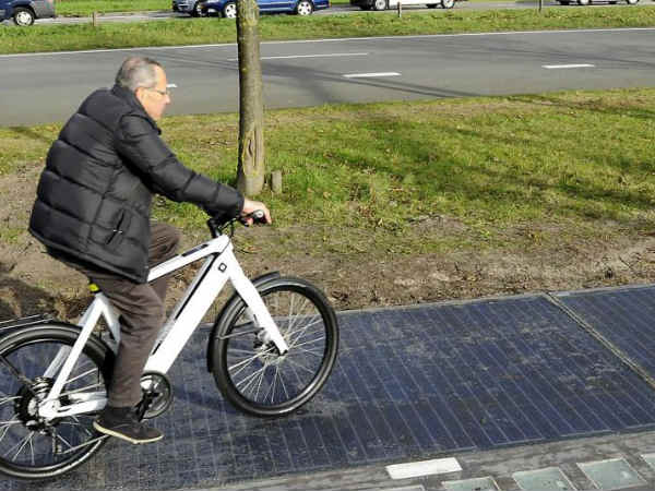 ರೋಡಿಗೂ ಬಂತು ತಂತ್ರಜ್ಞಾನ!..ವಿಶ್ವದ ಮೊದಲ ಸೈಕಲ್ ಸೋಲಾರ್ ಮಾರ್ಗ!!