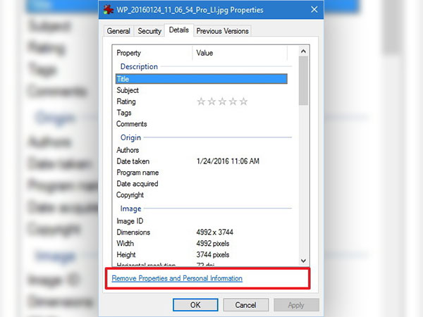ನಿಮ್ಮ ಫೋಟೋದಲ್ಲಿ ಸೇವ್ ಆಗಿರುವ ಮಾಹಿತಿ ಅಳಿಸುವುದು ಹೇಗೆ.? 