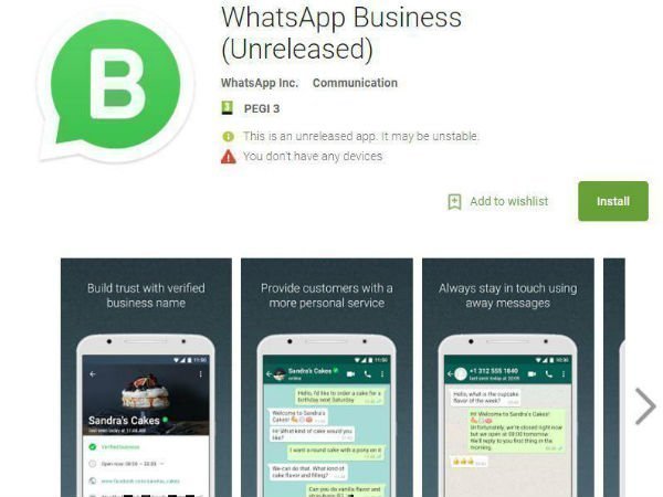 ವಾಟ್ಸ್ ಆಪ್ ಬಿಸ್ನೆಸ್ ಆಪ್: ಅಧಿಕೃತವ ವ್ಯವಹಾರದಾರರಿಗೆ ಮಾತ್ರವೇ..! ವಾಟ್ಸ್ ಆಪ್ ಬಿಸ್ನೆಸ್ ಆಪ್: ಅಧಿಕೃತವ ವ್ಯವಹಾರದಾರರಿಗೆ ಮಾತ್ರವೇ..!