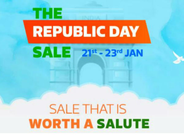 ರಿಪಬ್ಲಿಕ್ ಡೇ ಸೇಲ್: ಶೇ.69% ರಿಯಾಯಿತಿ ಆಫರ್ ಘೋಷಿಸಿದ ಫ್ಲಿಪ್ಕಾರ್ಟ್...! ರಿಪಬ್ಲಿಕ್ ಡೇ ಸೇಲ್: ಶೇ.69% ರಿಯಾಯಿತಿ ಆಫರ್ ಘೋಷಿಸಿದ ಫ್ಲಿಪ್ಕಾರ್ಟ್...!