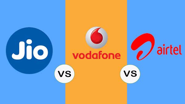 ಜಿಯೋ vs ಏರ್ ಟೆಲ್ vs ವಡಾಫೋನ್: 2ಜಿಬಿ ಡಾಟಾ ಪ್ರತಿದಿನ ಲಭ್ಯವಾಗುವ ಪ್ಲಾನ್ ಜಿಯೋ vs ಏರ್ ಟೆಲ್ vs ವಡಾಫೋನ್: 2ಜಿಬಿ ಡಾಟಾ ಪ್ರತಿದಿನ ಲಭ್ಯವಾಗುವ ಪ್ಲಾನ್