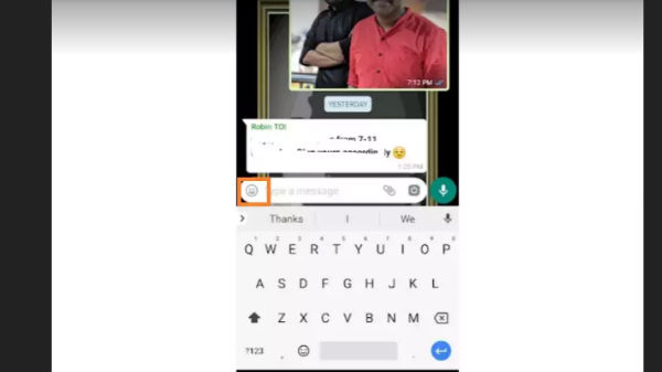 ಚಾಟ್ ವಿಂಡೋ ಒಪನ್ ಮಾಡಿ