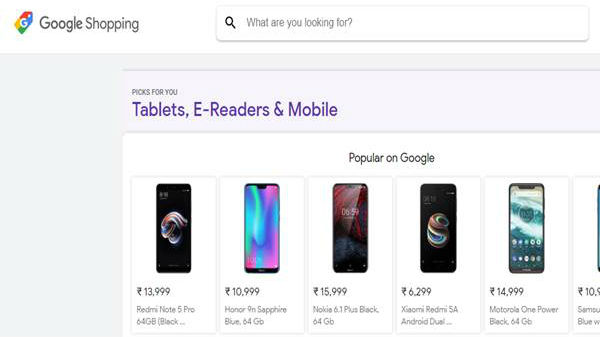 ಗೂಗಲ್‌ನ 'ಶಾಪಿಂಗ್ ಟ್ಯಾಬ್' ಆರಂಭ!..ಭಾರತೀಯರು ಫುಲ್ ಖುಷ್!!