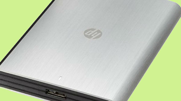 HP 1 TB Wired External Hard Disk Drive.