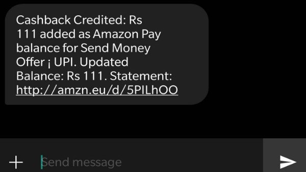 'ಅಮೆಜಾನ್ ಪೇ' ಯುಪಿಐ ಬಳಸಿ 2000 ರೂ.ವರೆಗೂ ಕ್ಯಾಶ್‌ಬ್ಯಾಕ್ ಗೆಲ್ಲಿ! 