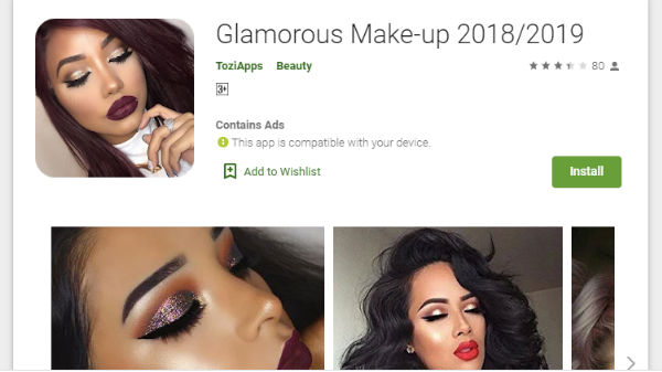 ಗ್ಲ್ಯಾಮರಸ್ ಮೇಕಪ್(Glamorous Make-up)