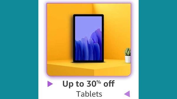 ಟ್ಯಾಬ್ಲೆಟ್ ಗಳಿಗೆ 30% ಡಿಸ್ಕೌಂಟ್