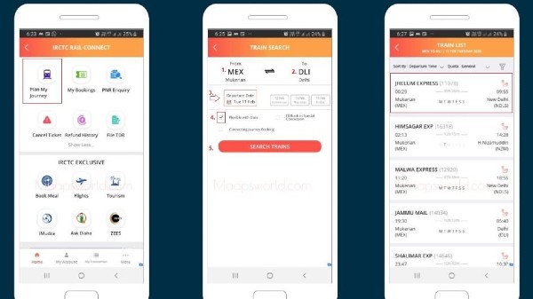 ರೈಲು ಟಿಕೆಟ್ಗಳನ್ನು IRCTC ಮೂಲಕ ಮೊಬೈಲ್ನಲ್ಲಿ ಬುಕ್ ಮಾಡುವುದು ಹೇಗೆ?