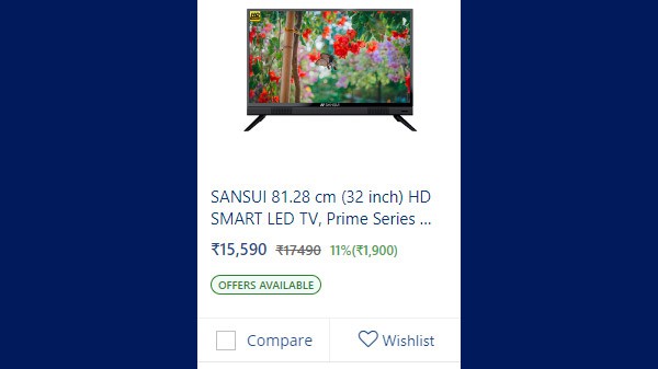 ಸ್ಯಾನ್ಸುಯಿ 81.28 cm (32 ಇಂಚು) HD ಸ್ಮಾರ್ಟ್ LED TV JSK32LSHD