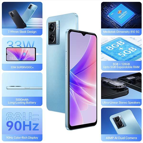 ಒಪ್ಪೋ K10 5G: ಮೋಸ್ಟ್ ಸ್ಟೈಲಿಶ್ 5G ಪರ್ಫಾರ್ಮರ್ ಫೋನ್! ಬೆಲೆ ಕೇವಲ 17499ರೂ. ಒಪ್ಪೋ K10 5G: ಮೋಸ್ಟ್ ಸ್ಟೈಲಿಶ್ 5G ಪರ್ಫಾರ್ಮರ್ ಫೋನ್! ಬೆಲೆ ಕೇವಲ 17499ರೂ.