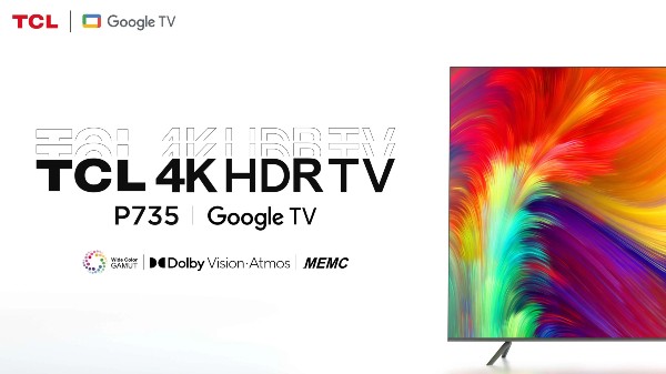 TCL P735 4K ಹೆಚ್ಡಿಆರ್ ಗೂಗಲ್ ಟಿವಿ