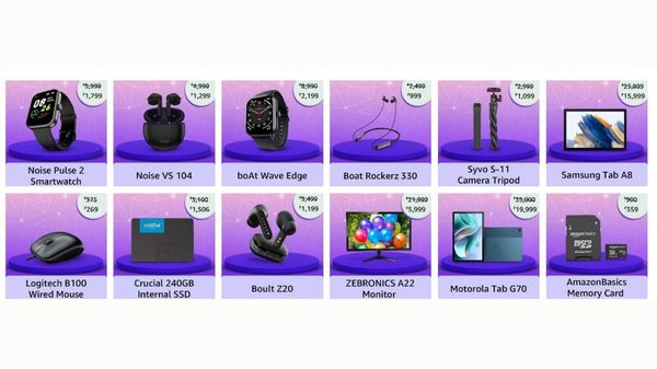 ಅಮೆಜಾನ್‌ ಮೆಗಾ ಎಲೆಕ್ಟ್ರಾನಿಕ್ಸ್ ಡೇಸ್ ಸೇಲ್; ಮಿಸ್‌ ಮಾಡಿಕೊಂಡ್ರೆ ನಿಮಗೇ ನಷ್ಟ!