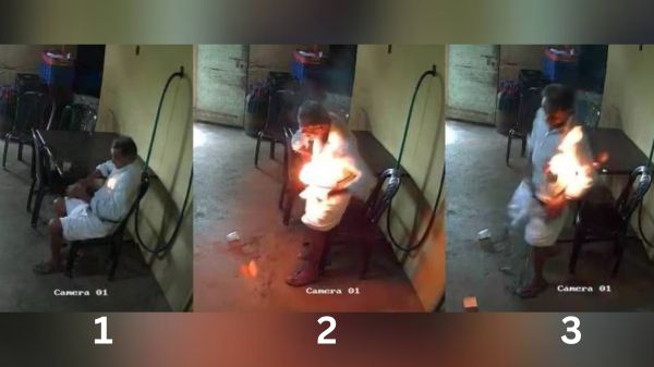 ಟೀ ಕುಡಿಯುತ್ತ ಕುಳಿತಿದ್ದ ವ್ಯಕ್ತಿಯ ಜೇಬಿನಲ್ಲಿದ್ದ ಫೀಚರ್ ಫೋನ್ ಸ್ಫೋಟ! ಟೀ ಕುಡಿಯುತ್ತ ಕುಳಿತಿದ್ದ ವ್ಯಕ್ತಿಯ ಜೇಬಿನಲ್ಲಿದ್ದ ಫೀಚರ್ ಫೋನ್ ಸ್ಫೋಟ!