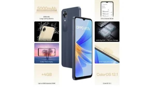 ಒಪ್ಪೋ A17k ಸ್ಮಾರ್ಟ್‌ಫೋನ್‌ಗೆ 27% ಡಿಸ್ಕೌಂಟ್‌: ಆಫರ್‌ ಮಿಸ್‌ ಮಾಡ್ಕೋಬೇಡಿ!  