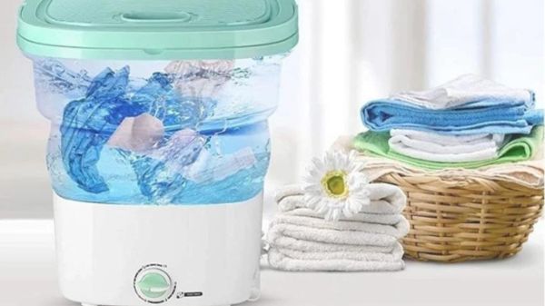 ಫೋಲ್ಡಬಲ್ ವಾಷಿಂಗ್ ಮೆಷಿನ್‌ನಿಂದ ಸಾಕಷ್ಟು ಅನುಕೂಲ, ಬೆಲೆಯೂ ಅಗ್ಗ!   