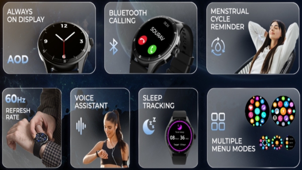 ಮಾರುಕಟ್ಟೆಯಲ್ಲಿ ಧೂಳೆಬ್ಬಿಸಲು ಎಂಟ್ರಿ ಆದ್ವು ಹೊಸ ಸ್ಮಾರ್ಟ್‌ವಾಚ್‌...