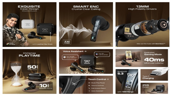 ಮೇಡ್‌ ಇನ್‌ ಇಂಡಿಯಾ ಸ್ಮಾರ್ಟ್‌ವಾಚ್‌, ಇಯರ್‌ಬಡ್ಸ್‌ ಲಾಂಚ್‌! ಬೊಂಬಾಟ್‌ ಫೀಚರ್ಸ್