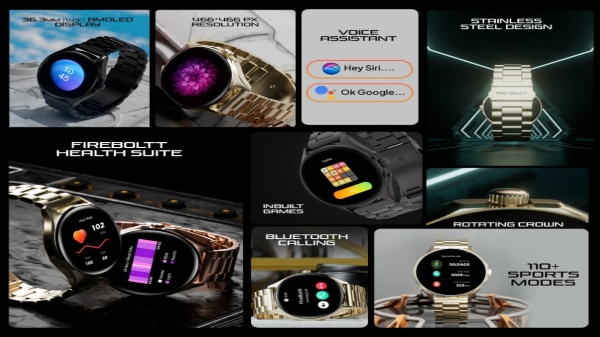 ಫೈರ್-ಬೋಲ್ಟ್ ಅಪೊಲೊ 3 ಸ್ಮಾರ್ಟ್‌ವಾಚ್‌ ಲಾಂಚ್‌; ಡಿಸೈನ್‌ಗೆ ಫಿದಾ ಆಗದೇ ಇರರಿ!