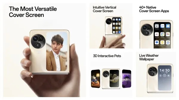 ಒಪ್ಪೋ ಫೈಂಡ್ N3 ಫ್ಲಿಪ್: ಉದ್ಯಮದ ಮೊದಲ ತ್ರಿವಳಿ ಕ್ಯಾಮೆರಾದ ಜಬರ್ದಸ್ತ್‌ ಫೋನ್‌