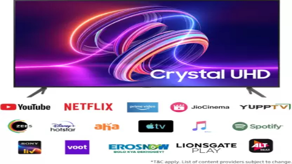 ಸ್ಯಾಮ್ಸಂಗ್ ಕ್ರಿಸ್ಟಲ್ ವಿಷನ್ ಸ್ಮಾರ್ಟ್ಟಿವಿಗೆ ಭರ್ಜರಿ ಡಿಸ್ಕೌಂಟ್ ! ಸ್ಯಾಮ್ಸಂಗ್ ಕ್ರಿಸ್ಟಲ್ ವಿಷನ್ ಸ್ಮಾರ್ಟ್ಟಿವಿಗೆ ಭರ್ಜರಿ ಡಿಸ್ಕೌಂಟ್ !