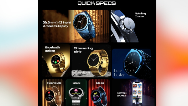 ಫೈರ್ ಬೋಲ್ಟ್ ರೋಯಲ್ ಸ್ಮಾರ್ಟ್ವಾಚ್ ಲಾಂಚ್! 4GB ಸ್ಟೋರೇಜ್ ಆಯ್ಕೆ ಫೈರ್ ಬೋಲ್ಟ್ ರೋಯಲ್ ಸ್ಮಾರ್ಟ್ವಾಚ್ ಲಾಂಚ್! 4GB ಸ್ಟೋರೇಜ್ ಆಯ್ಕೆ