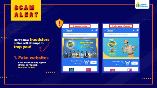 ಈ ಫ್ಲಿಪ್‌ಕಾರ್ಟ್, ಅಮೆಜಾನ್ ವೆಬ್‌ಸೈಟ್‌ಗಳ ಬಗ್ಗೆ ಎಚ್ಚರ!  