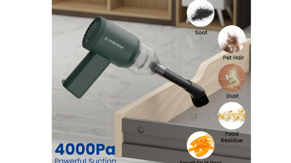 ಅಂಬ್ರೇನ್ ಮಿನಿವಾಕ್ 01 ಪೋರ್ಟಬಲ್ ಕಾರ್ಡ್‌ಲೆಸ್ ವ್ಯಾಕ್ಯೂಮ್ ಕ್ಲೀನರ್ ಲಾಂಚ್‌...