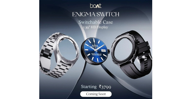 ಭಾರತದಲ್ಲಿ ಬೋಟ್ ಎನಿಗ್ಮಾ ಸ್ವಿಚ್ ಸ್ಮಾರ್ಟ್‌ವಾಚ್‌ ಶೀಘ್ರದಲ್ಲೇ ಲಭ್ಯ! 