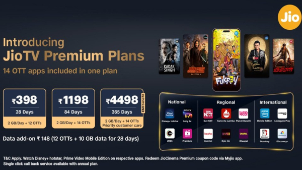 ಜಿಯೋ ಗ್ರಾಹಕರಿಗೆ ಗುಡ್‌ ನ್ಯೂಸ್: ಓಟಿಟಿ ಪ್ರಿಯರಿಗಾಗಿಯೇ ಈ ವಿಶೇಷ ಪ್ಲ್ಯಾನ್‌ಗಳು